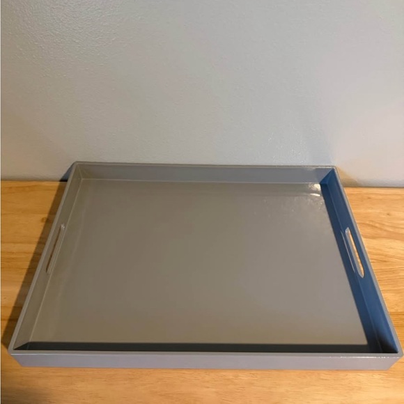 Gray Rectangular Serving Tray - Picture 4 of 4